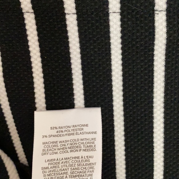Express Striped Tie Front Tube Top - XS - Picture 7 of 7